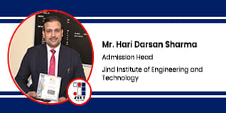 Jind Institute of Engineering and Technology, Admission Head: Mr. Hari Darsan Sharma Interview